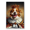Personalized Royal Pet Portrait Canvas – Custom Photo Dog Or Cat Art