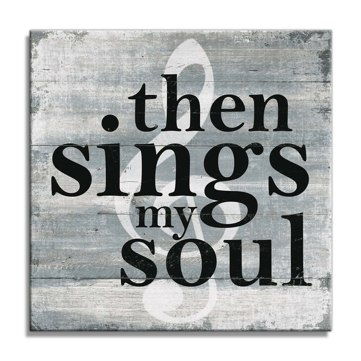 Then Sings My Soul Canvas Wall Art – Christian Hymn Wall Decor