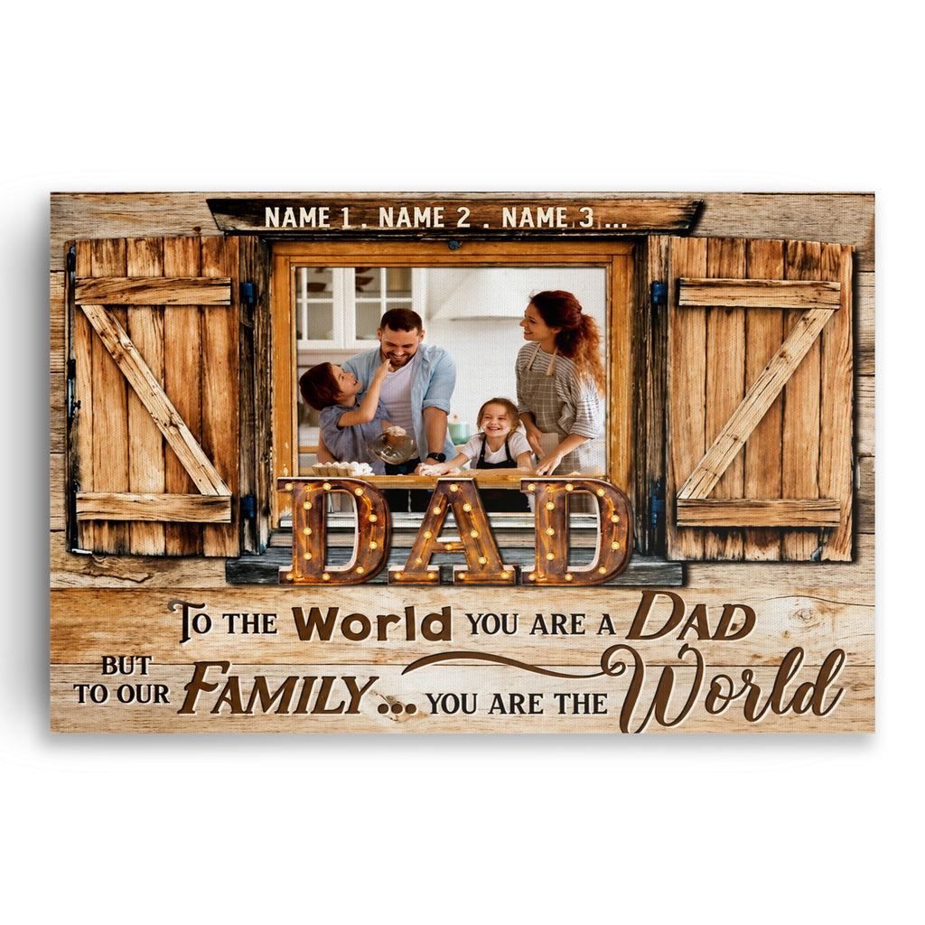 To My Wife You Are Braver Barn Door Canvas – Anniversary Wall Art
