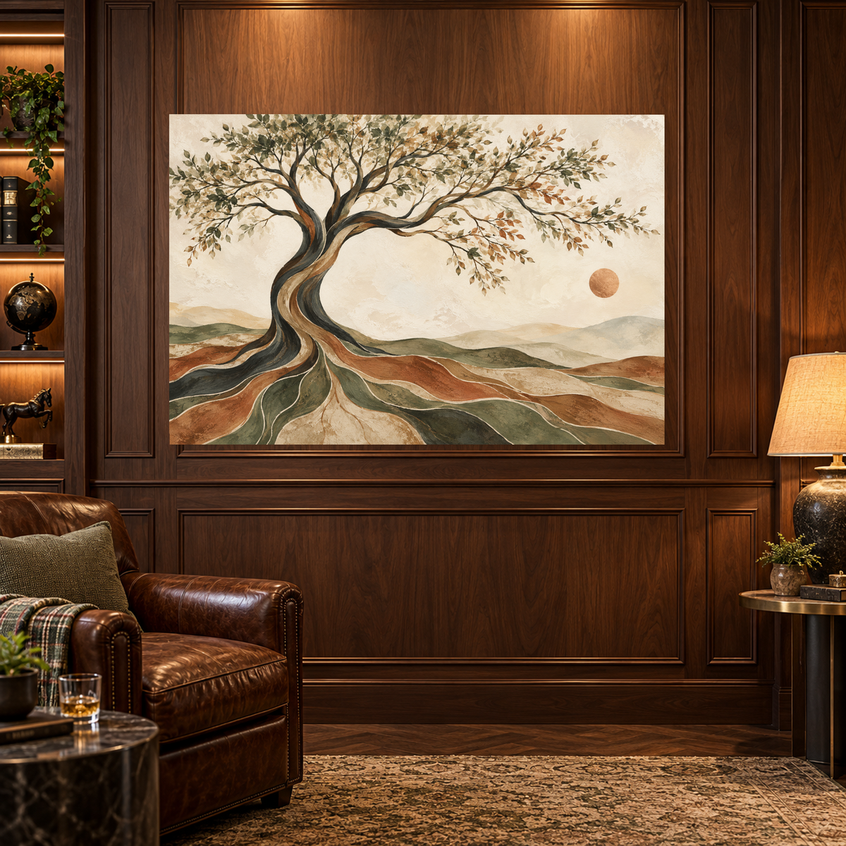 Living Continuum - Tree of Life Wall Art, Canvas or Poster - 03-man-cave