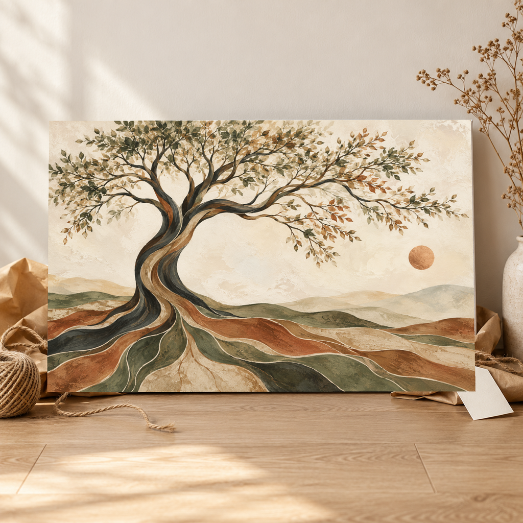 Living Continuum - Tree of Life Wall Art, Canvas or Poster - 06-gift
