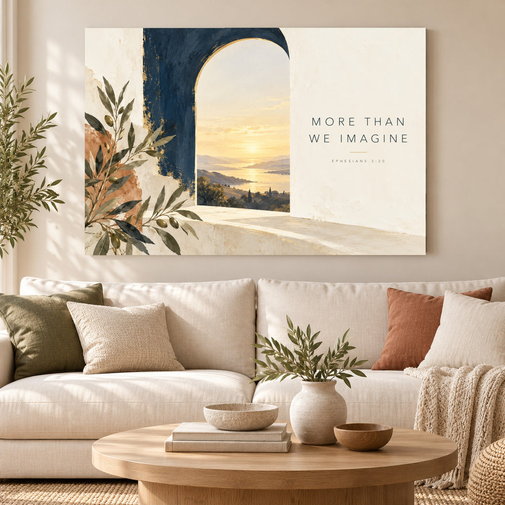 Abundant Horizon - Sunlit Arch Wall Art, Canvas or Poster - 01-hero