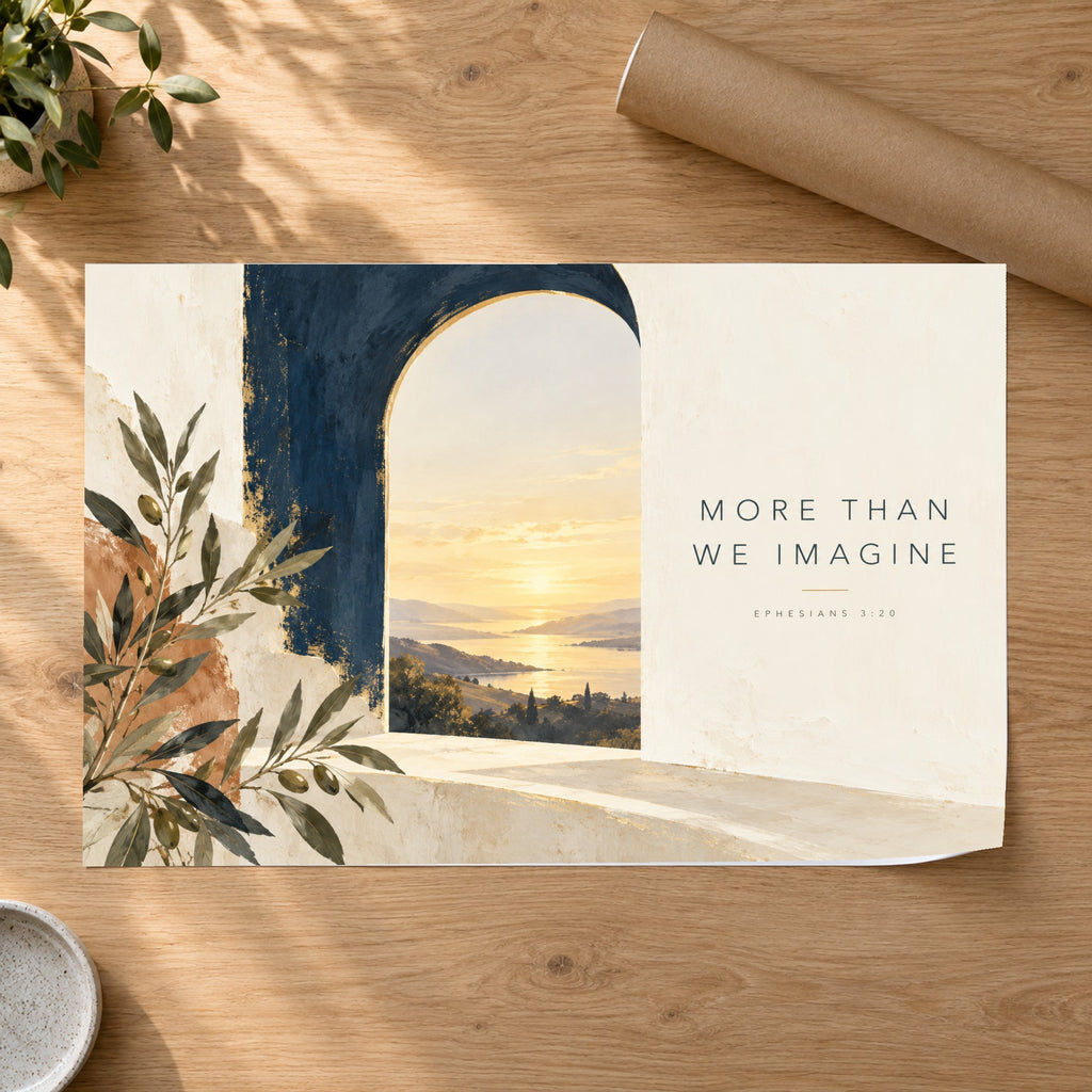 Abundant Horizon - Sunlit Arch Wall Art, Canvas or Poster - 07-poster