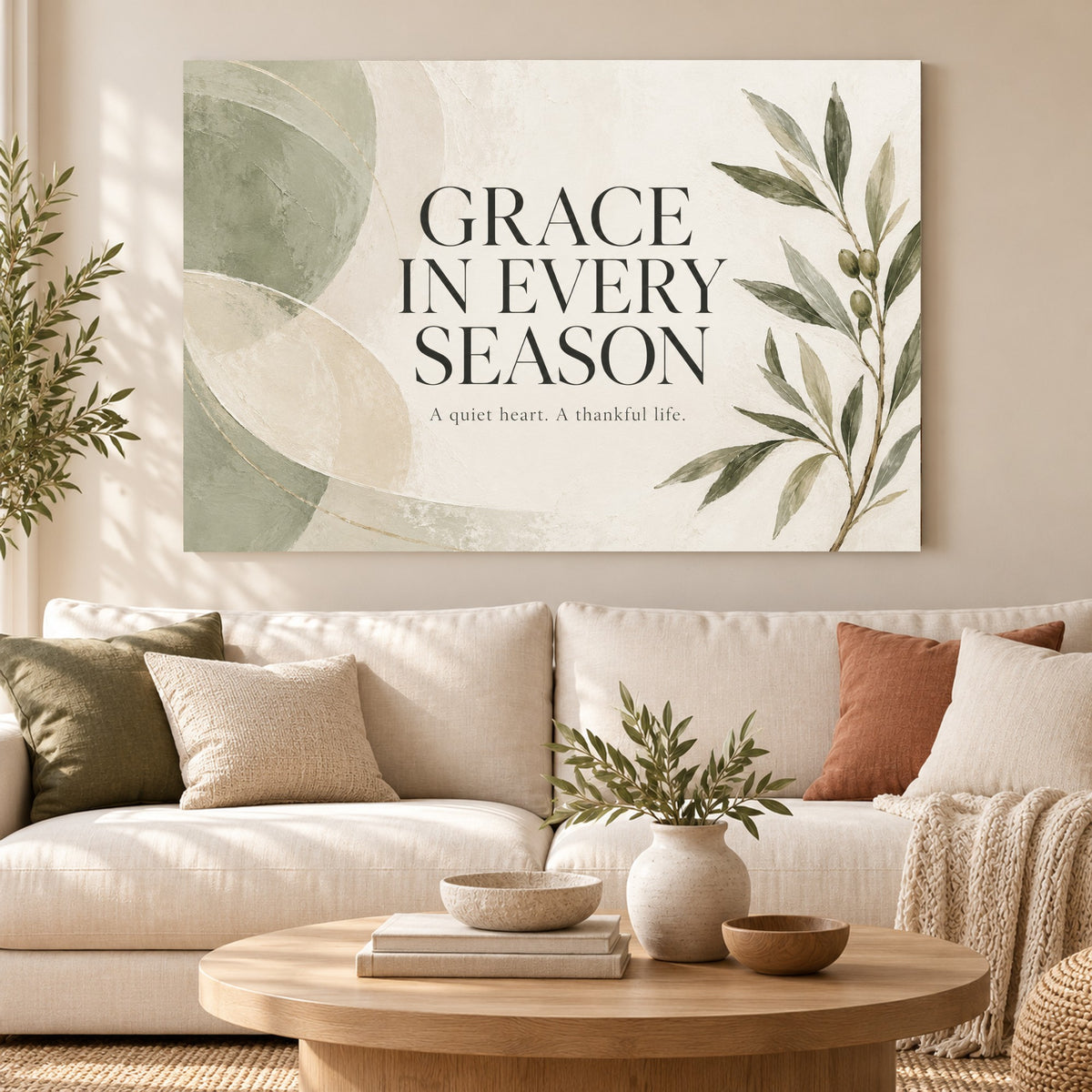 Quiet Grace - Grace Botanical Wall Art, Canvas or Poster - 01-hero