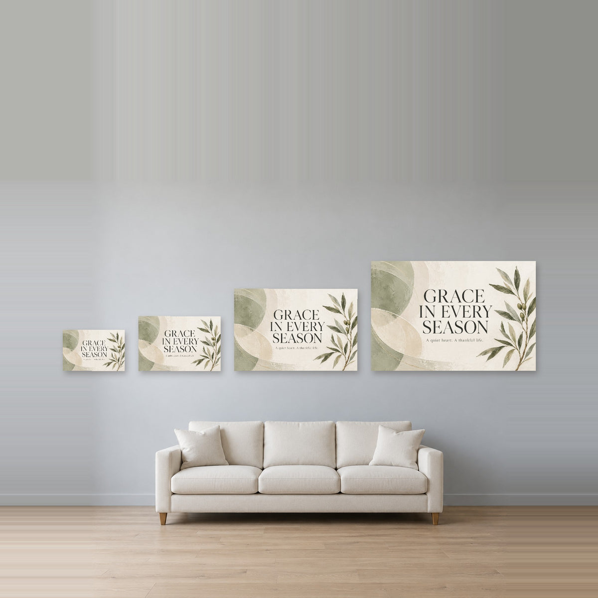 Quiet Grace - Grace Botanical Wall Art, Canvas or Poster - 08-size-guide