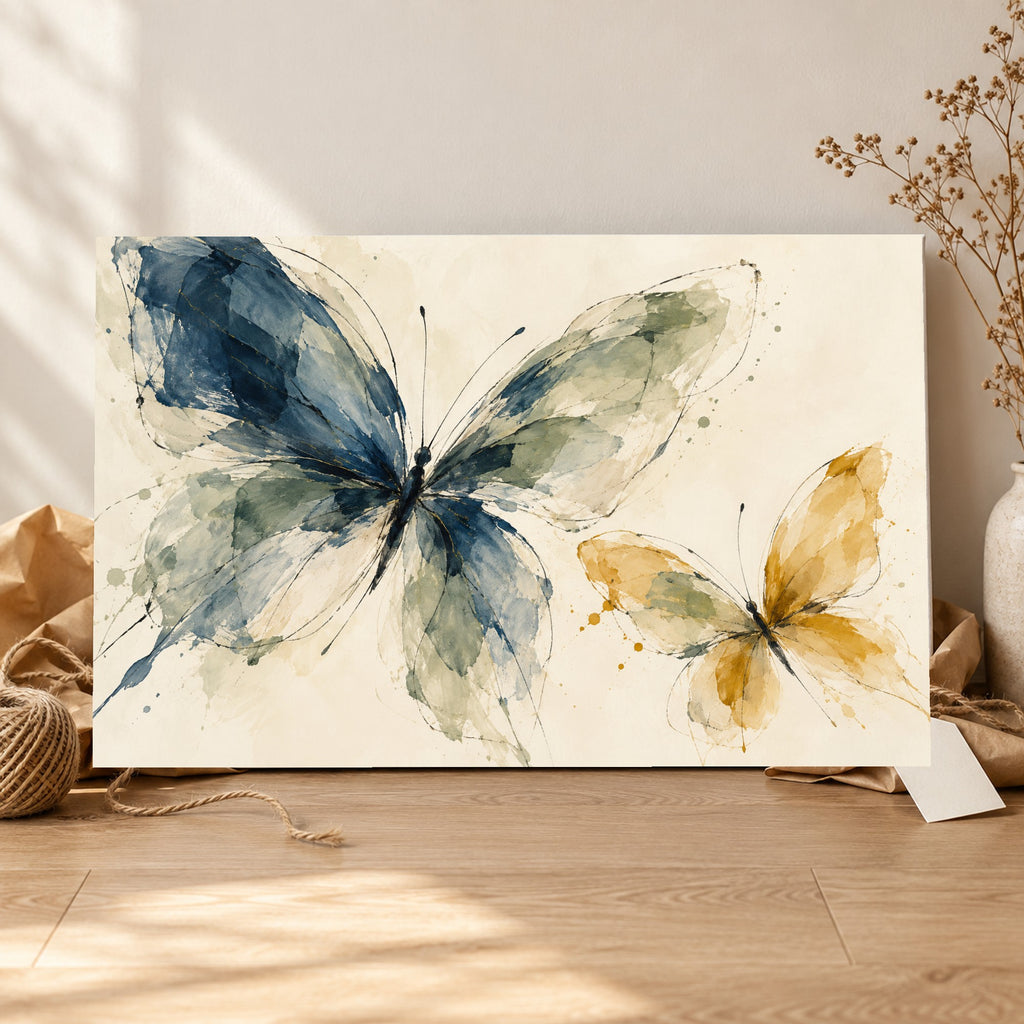 Wing Studies - Watercolor Butterfly Wall Art, Canvas or Poster - 06-gift