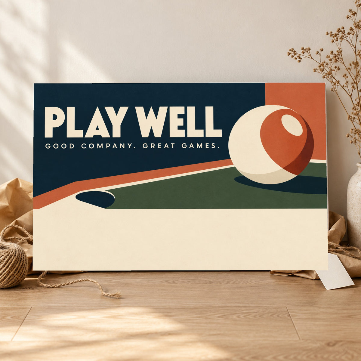 After Hours - Billiards Game Room Wall Art, Canvas or Poster - 06-gift