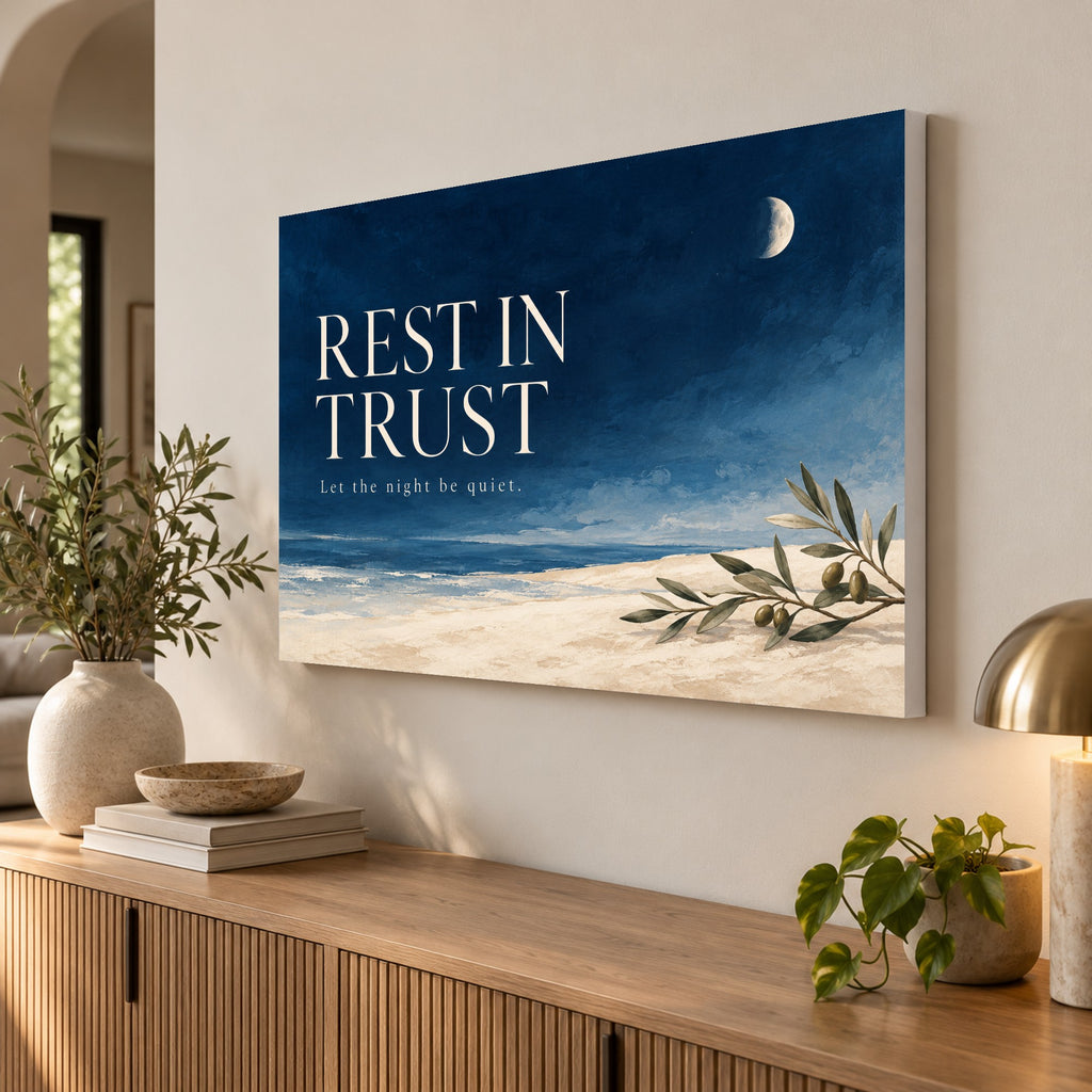 Rest in Trust - Rest in Trust Wall Art, Canvas or Poster - 02-angle