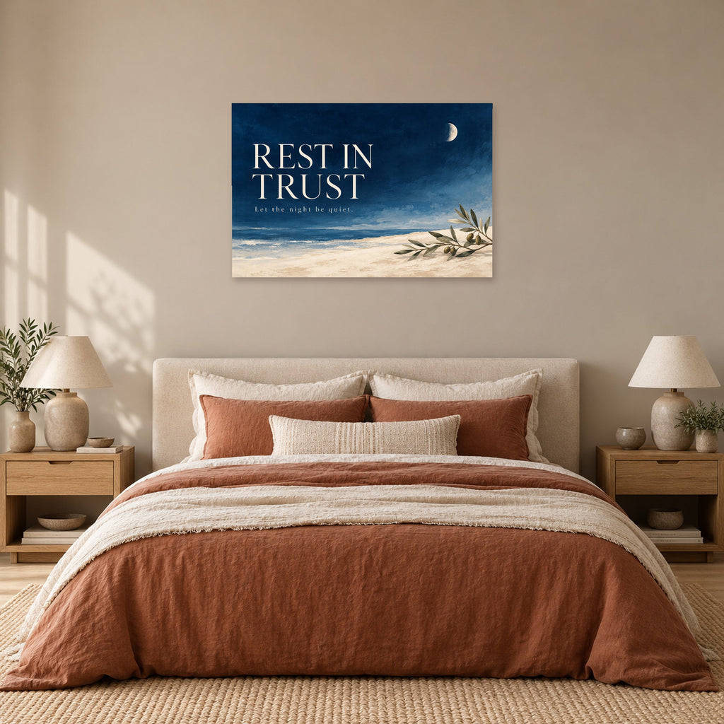 Rest in Trust - Rest in Trust Wall Art, Canvas or Poster - 05-bedroom