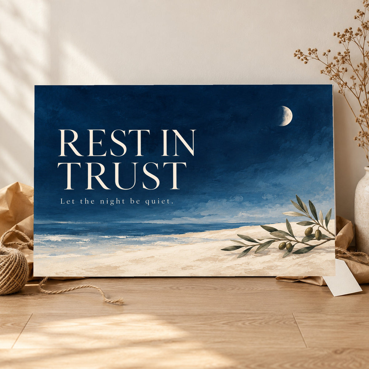 Rest in Trust - Rest in Trust Wall Art, Canvas or Poster - 06-gift