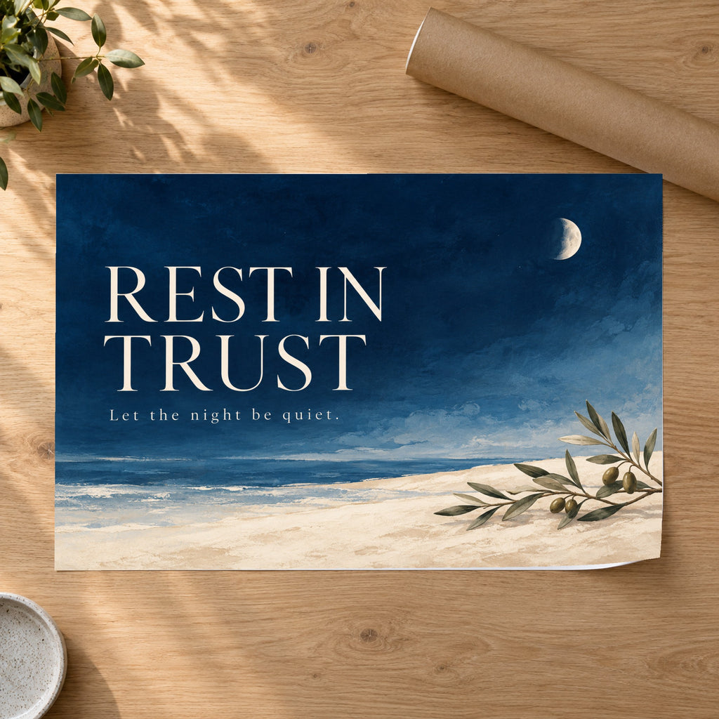 Rest in Trust - Rest in Trust Wall Art, Canvas or Poster - 07-poster