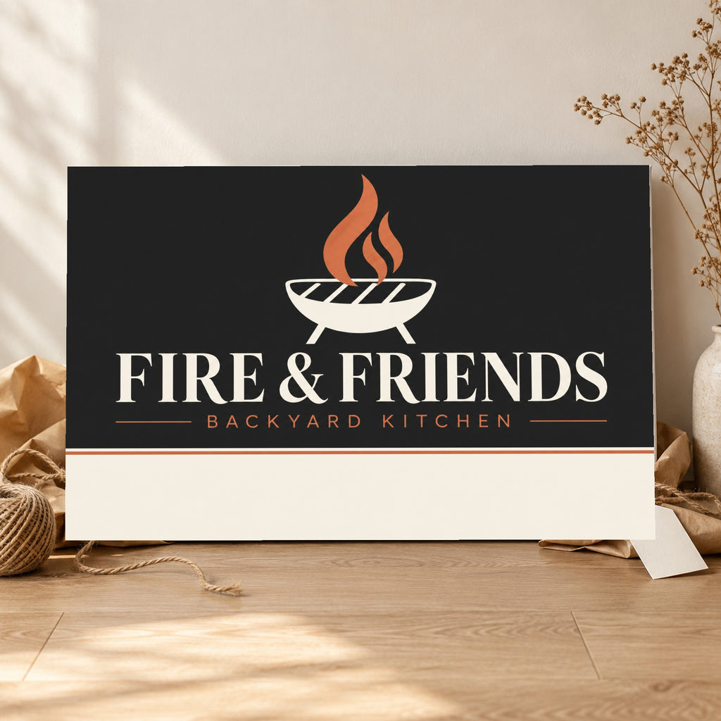 Ember & Gather - Fire and Friends Wall Art, Canvas or Poster - 06-gift