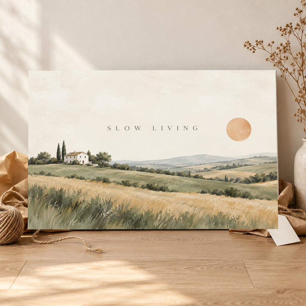 Quiet Homestead - Slow Living Farmhouse Wall Art, Canvas or Poster - 06-gift