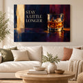 Evening Society - Whiskey Bar Wall Art, Canvas or Poster - 01-hero