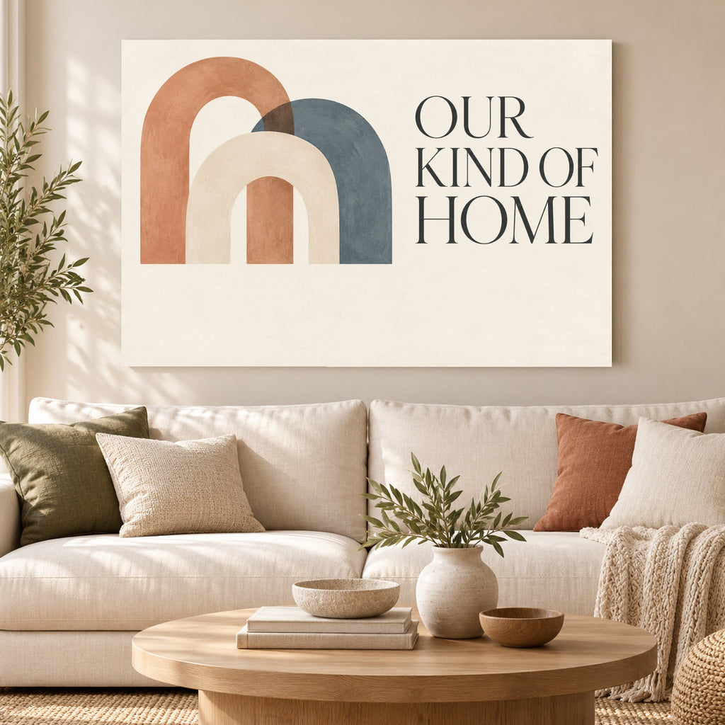 Together, Always - Our Kind of Home Wall Art, Canvas or Poster - 01-hero