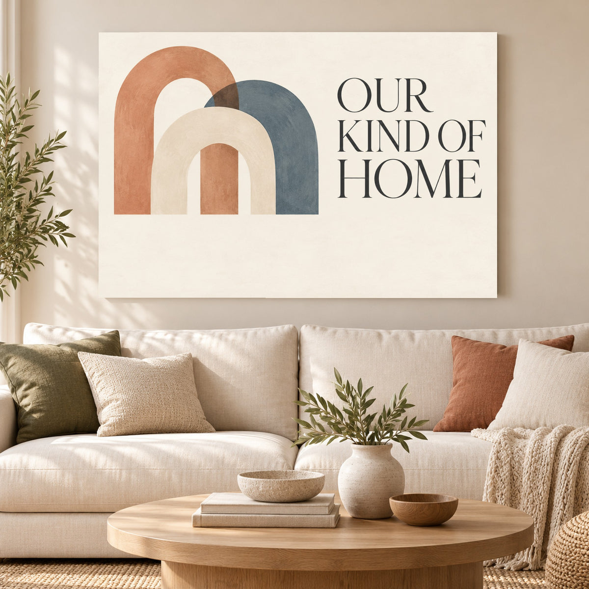 Together, Always - Our Kind of Home Wall Art, Canvas or Poster - 01-hero