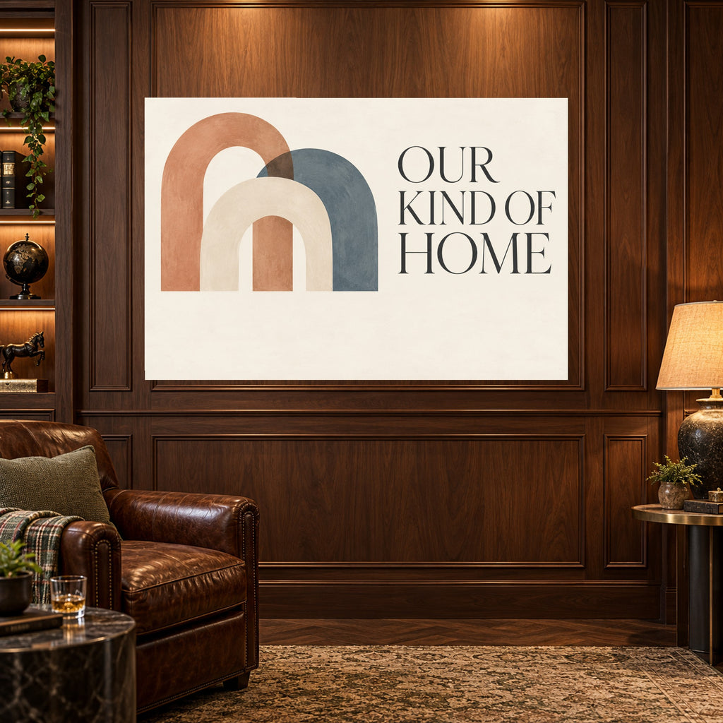 Together, Always - Our Kind of Home Wall Art, Canvas or Poster - 03-man-cave