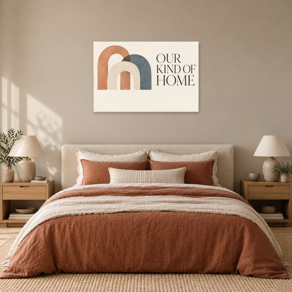 Together, Always - Our Kind of Home Wall Art, Canvas or Poster - 05-bedroom