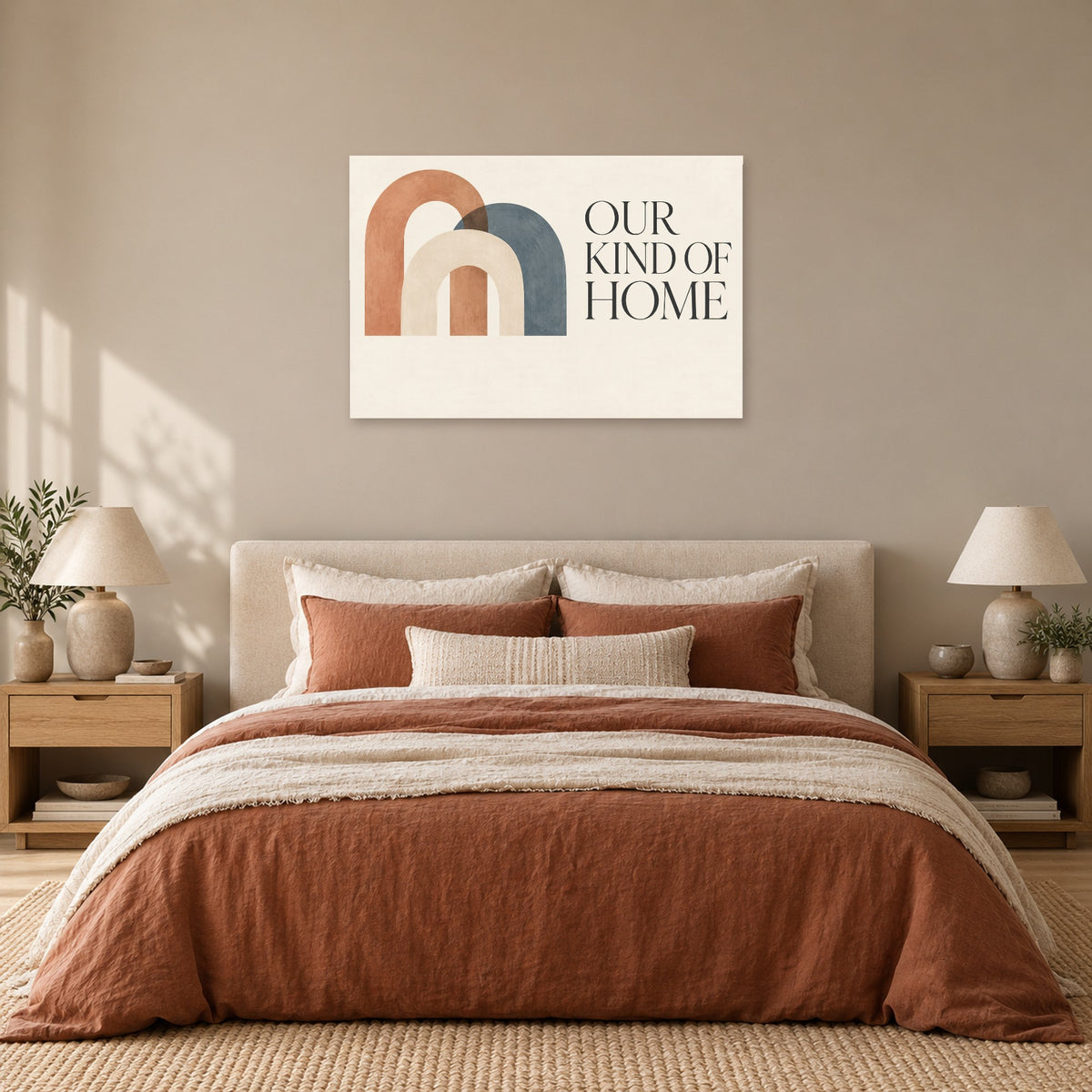 Together, Always - Our Kind of Home Wall Art, Canvas or Poster - 05-bedroom
