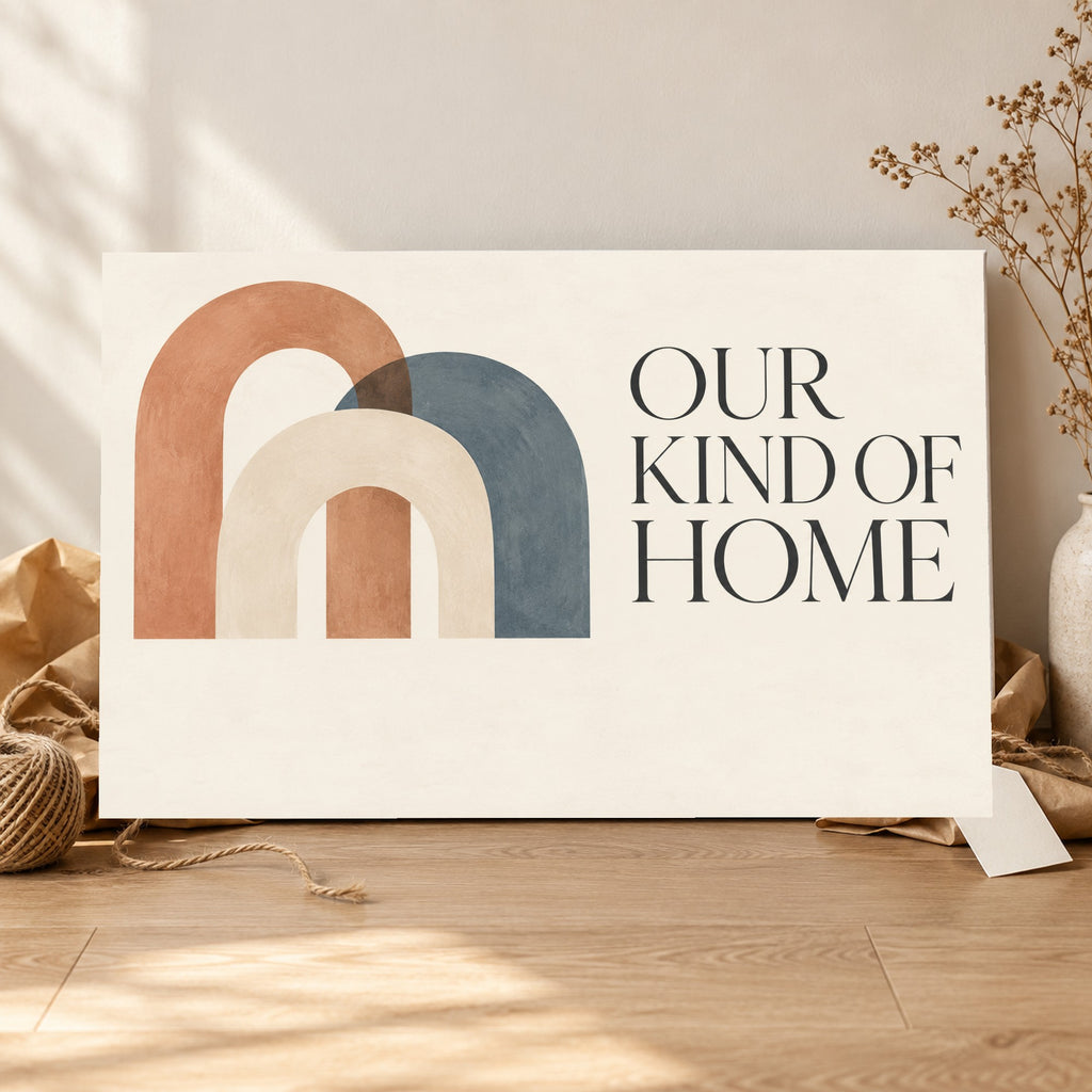 Together, Always - Our Kind of Home Wall Art, Canvas or Poster - 06-gift