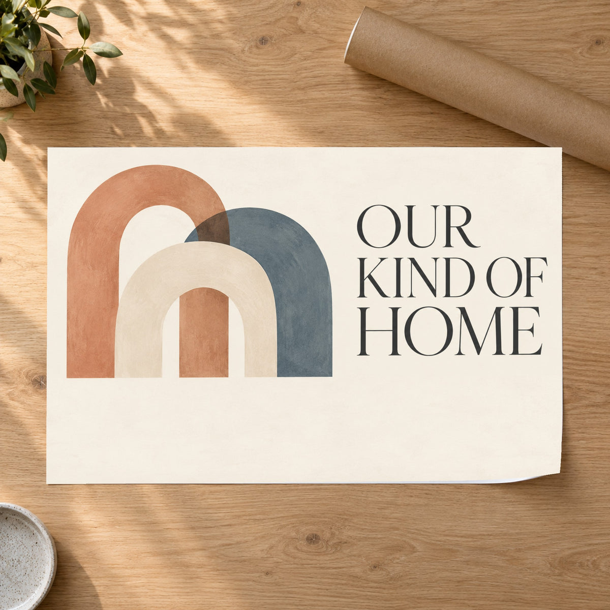 Together, Always - Our Kind of Home Wall Art, Canvas or Poster - 07-poster