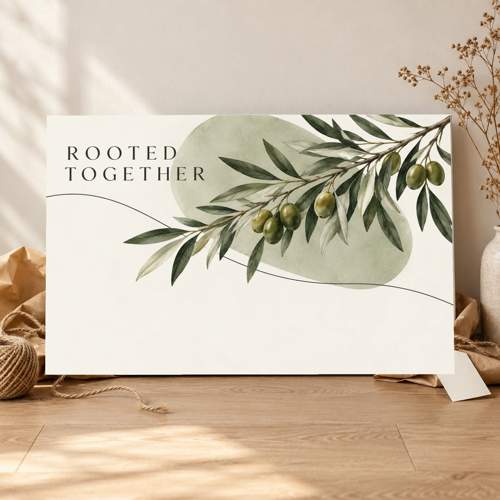 Rooted Together - Rooted Together Botanical Wall Art, Canvas or Poster - 06-gift