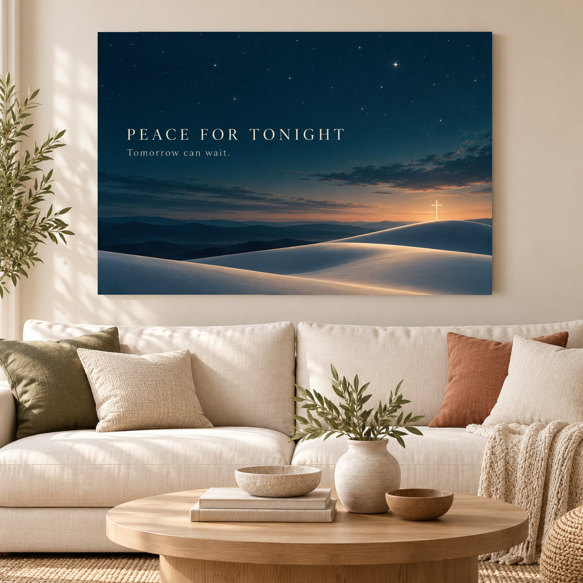Nightly Surrender - Peace for Tonight Wall Art, Canvas or Poster - 01-hero