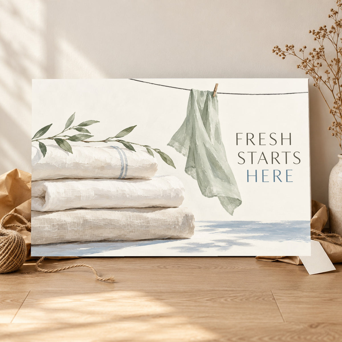 Linen Ritual - Laundry Botanical Wall Art, Canvas or Poster - 06-gift