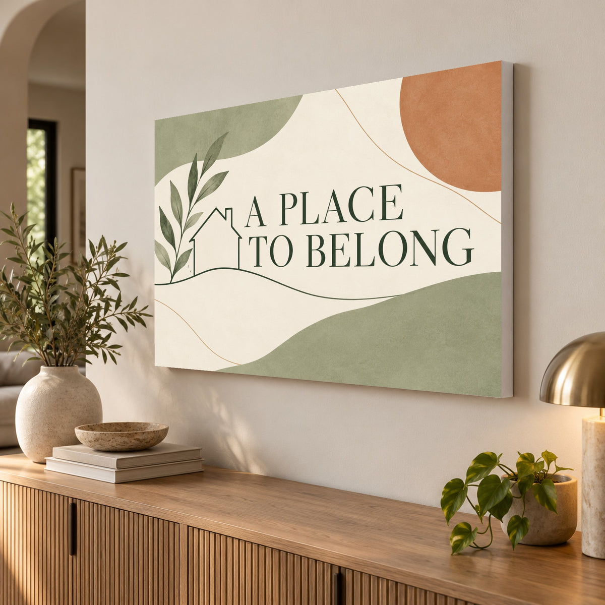 A Place to Belong - A Place to Belong Wall Art, Canvas or Poster - 02-angle