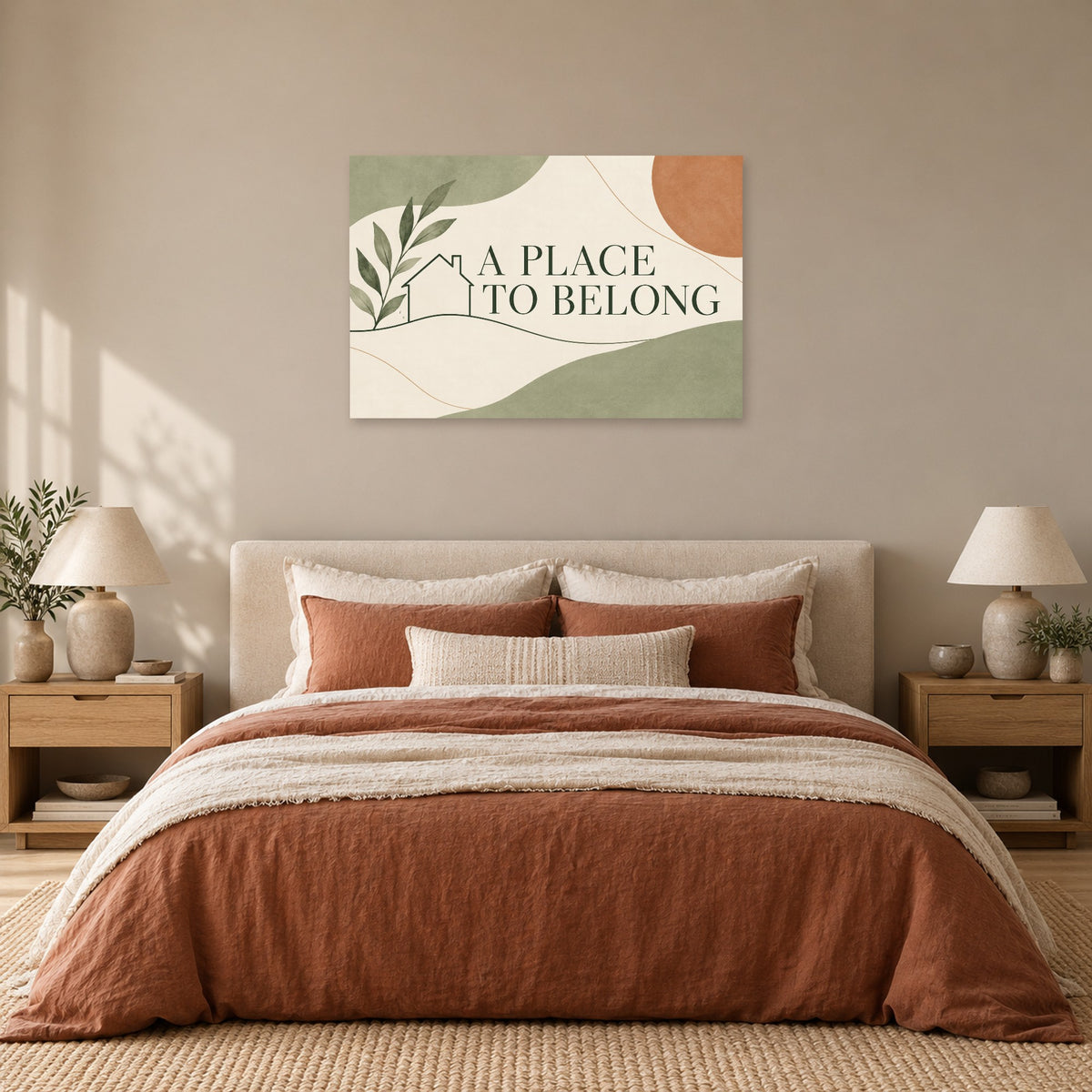 A Place to Belong - A Place to Belong Wall Art, Canvas or Poster - 05-bedroom