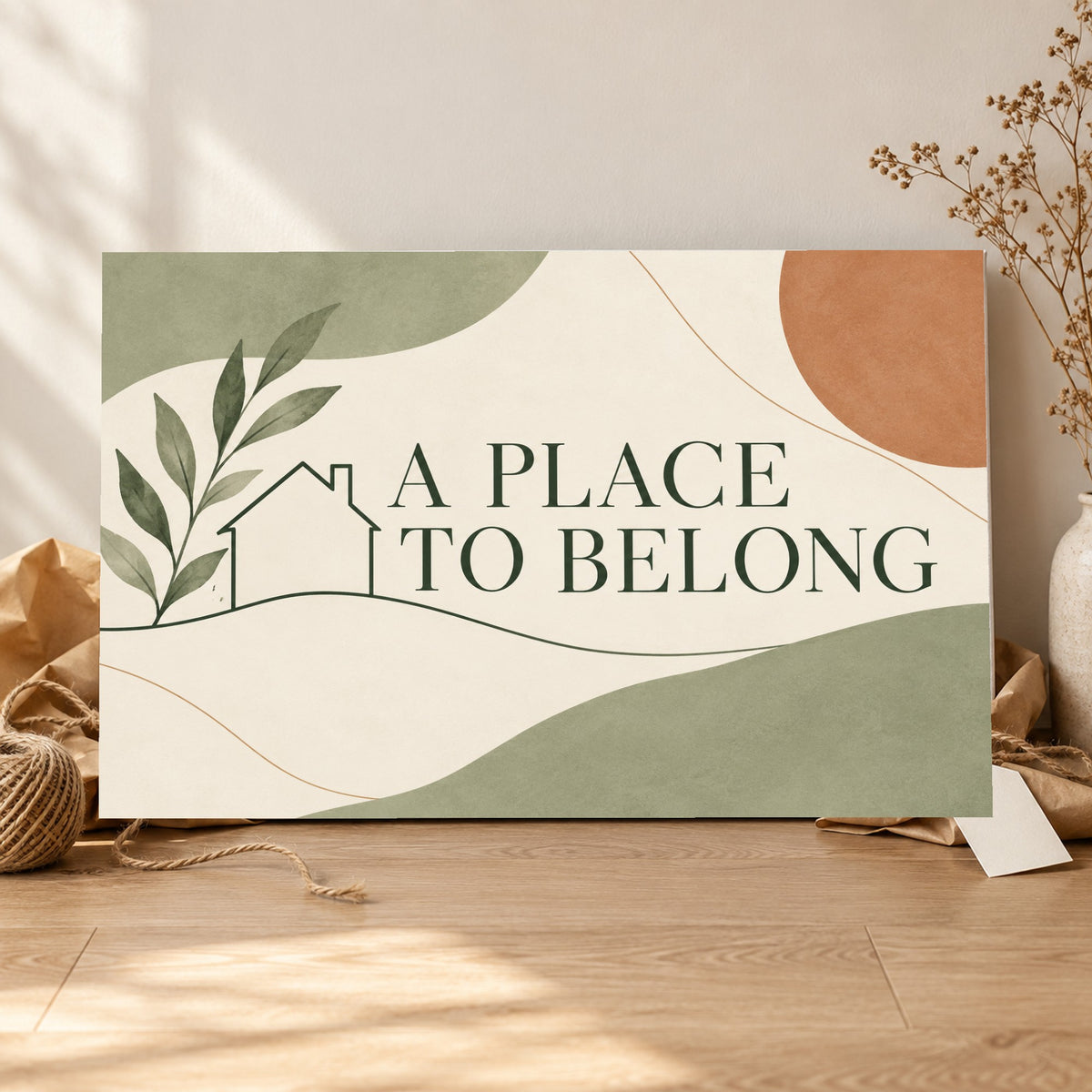 A Place to Belong - A Place to Belong Wall Art, Canvas or Poster - 06-gift