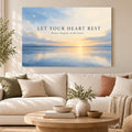 Trust the Morning - Let Your Heart Rest Wall Art, Canvas or Poster - 01-hero