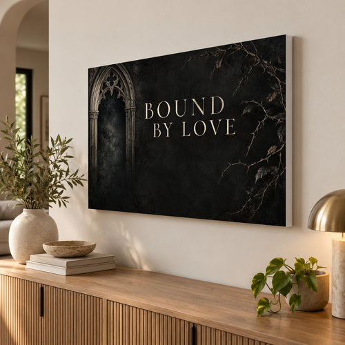 Midnight Heritage - Gothic Bound by Love Wall Art, Canvas or Poster - 02-angle