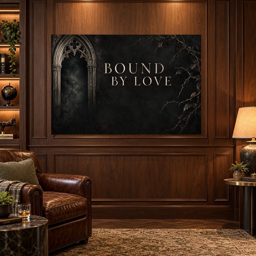 Midnight Heritage - Gothic Bound by Love Wall Art, Canvas or Poster - 03-man-cave