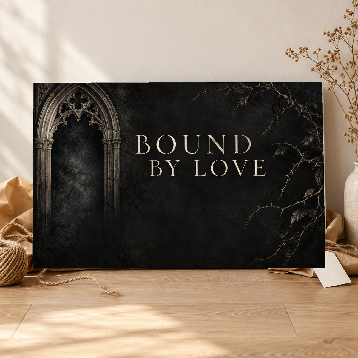 Midnight Heritage - Gothic Bound by Love Wall Art, Canvas or Poster - 06-gift
