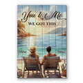 You And Me We Got This Sunset Canvas – Couple Wall Art